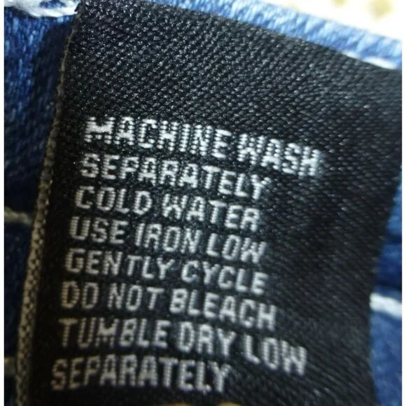 Sky Premium Collection Low Rise Flare Embroidered Skull & Floral Denim Jeans 11/ - Picture 10 of 15